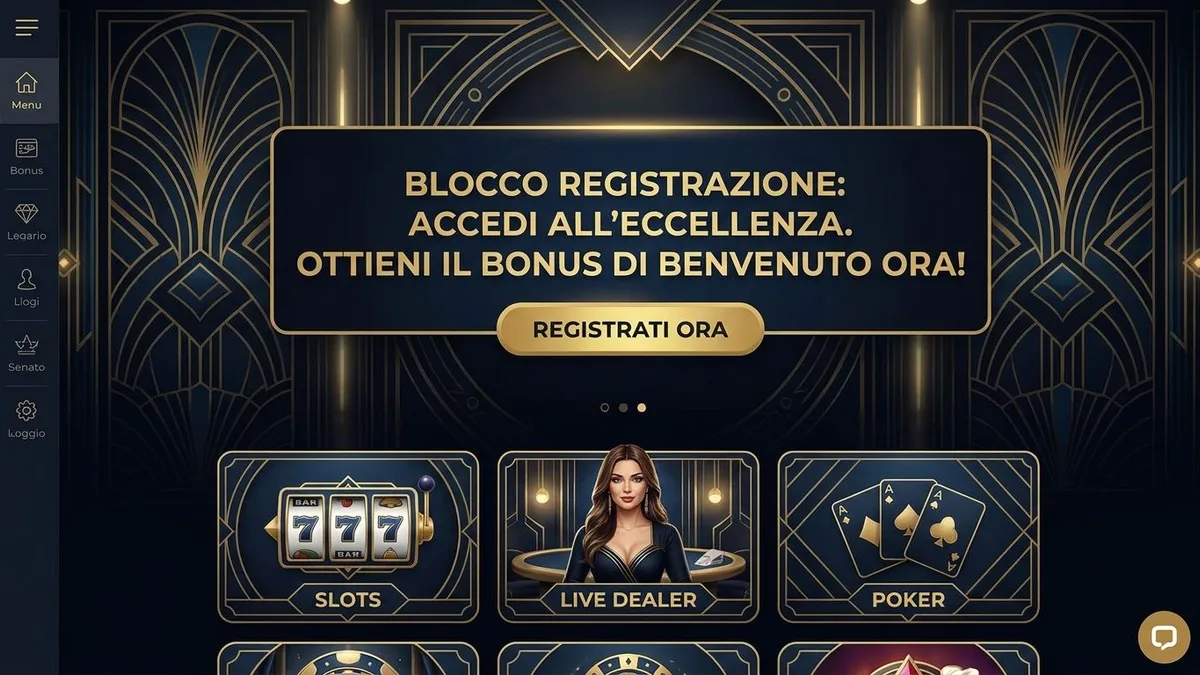Registrazione con bonus